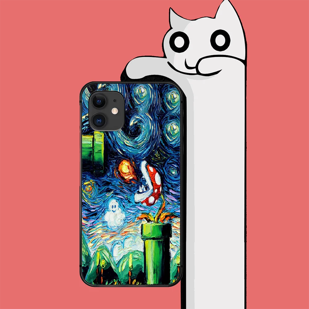Cartoon Super Marios Phone Case Cover For Iphone 6 6S 7 8 11 12 Se 2020 X Xs Xr Pro Max Plus Mini Black Cell 3D Painting Back
Cartoon Super Marios Phone Case Cover For Iphone 6 6S 7 8 11 12 Se 2020 X Xs Xr Pro Max Plus Mini Black Cell 3D Painting Back