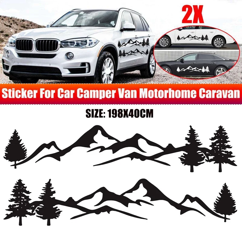 RV Motorhome Universal Body Sticker DIY Tree Mountain Scene Forest Graphic Decal Sticker Decoration for Caravan Trailer
RV Motorhome Universal Body Sticker DIY Tree Mountain Scene Forest Graphic Decal Sticker Decoration for Caravan Trailer