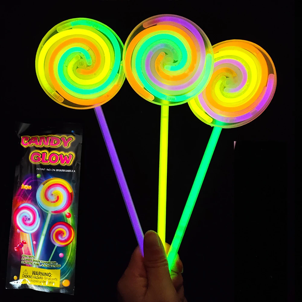 Spinning Glow Sticks Glow In The Dark Toys Easter Lollipops Glow Sticks Light Up Magic Wand Toy For Kids Luminous Children's
Spinning Glow Sticks Glow In The Dark Toys Easter Lollipops Glow Sticks Light Up Magic Wand Toy For Kids Luminous Children's