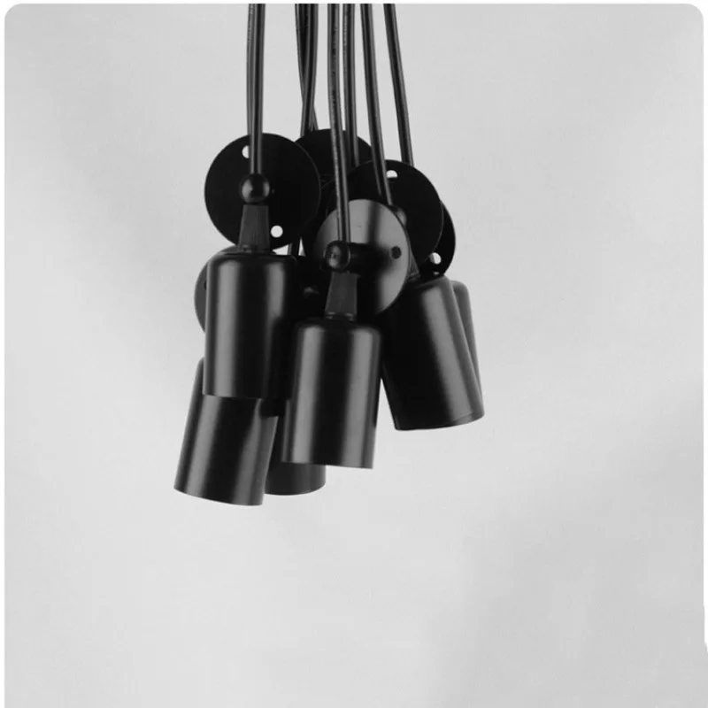 Скандинавская Подвесная лампа E27 в стиле индастриал потолочные светильники