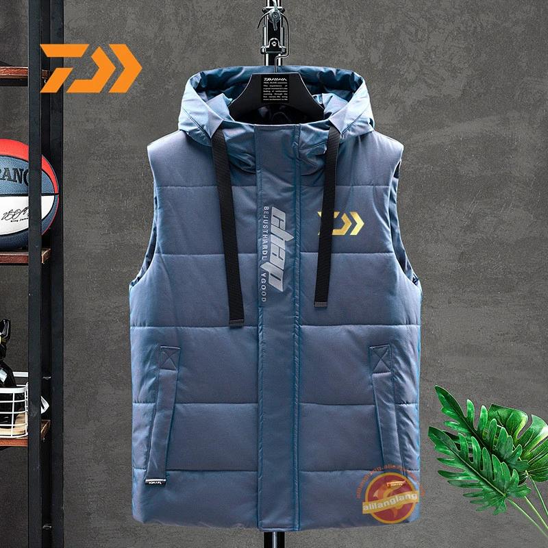 2021 Daiwa Mens Winter Body Warmer Fishing Jacket Solid Color Sleeveless Waistcoat Shooting Fishing Sport Vest M-4XL
2021 Daiwa Mens Winter Body Warmer Fishing Jacket Solid Color Sleeveless Waistcoat Shooting Fishing Sport Vest M-4XL