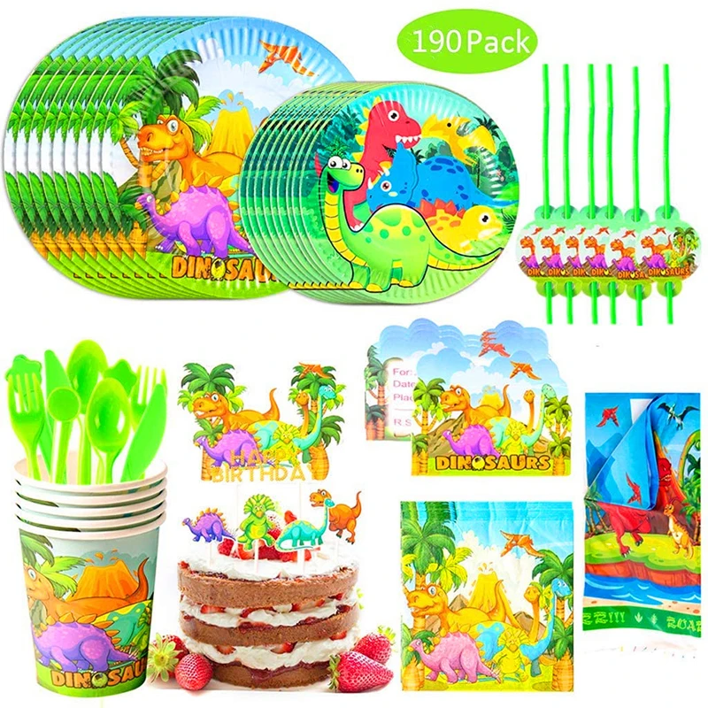 Dinosaur Theme Party Disposable Tableware Set Paper Plate Napkin Gift Bag Tablecloth Supplies Ornaments Banquet Decoration
Dinosaur Theme Party Disposable Tableware Set Paper Plate Napkin Gift Bag Tablecloth Supplies Ornaments Banquet Decoration