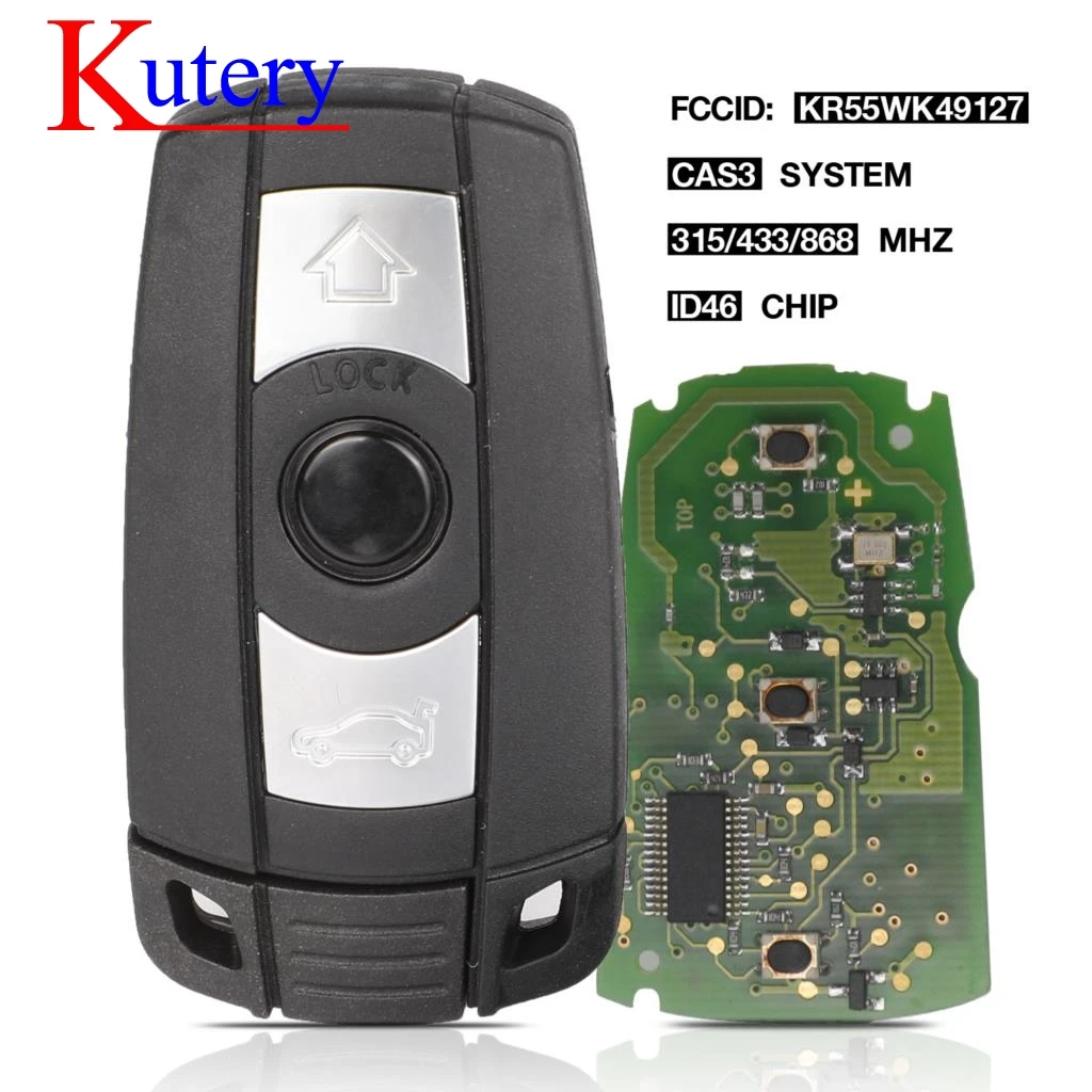 jingyuqin 5pcs/lot Remote Key for BMW CAS3 System 315MHz / 868Mhz FSK for X5 X6 Z4 1/3/5/7 Series Vehicle Smart Key Control
jingyuqin 5pcs/lot Remote Key for BMW CAS3 System 315MHz / 868Mhz FSK for X5 X6 Z4 1/3/5/7 Series Vehicle Smart Key Control