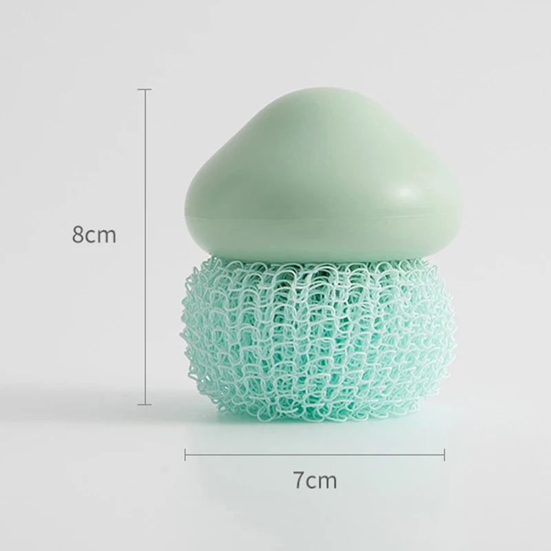 1PC Nordic Nylon Wire Ball Detachable Wire Ball Durable No Rust Easy To Clean Oil-proof Cleaning Brush For Kitchen Cleanning
1PC Nordic Nylon Wire Ball Detachable Wire Ball Durable No Rust Easy To Clean Oil-proof Cleaning Brush For Kitchen Cleanning