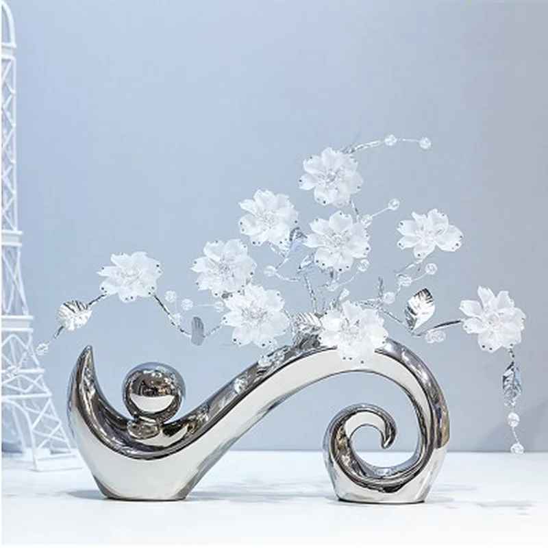 Modern and simple European style home bedroom crystal flowers decorations a living room porch wine cabinet decor decorate home
Modern and simple European style home bedroom crystal flowers decorations a living room porch wine cabinet decor decorate home