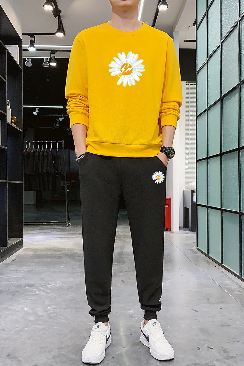 New men's suit + pants spring fall loose men's casual sports suit hip-hop street sports suit pullover 2 pieces
New men's suit + pants spring fall loose men's casual sports suit hip-hop street sports suit pullover 2 pieces
