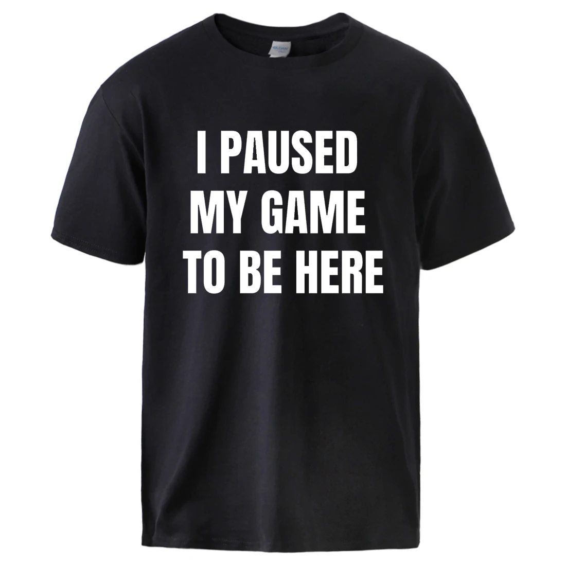 I Paused My Game To Be Here Man Top Summer Short Sleeve Sportswear Tee 2020 Man Casual Cotoon Streetwear Pullover Homme T shirts
I Paused My Game To Be Here Man Top Summer Short Sleeve Sportswear Tee 2020 Man Casual Cotoon Streetwear Pullover Homme T shirts