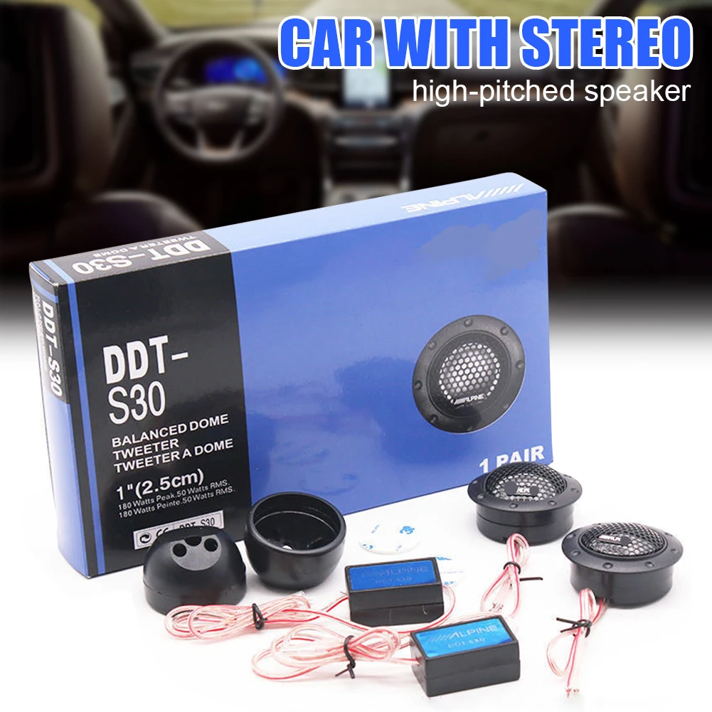 Universal High Efficiency Mini Dome Tweeter Loudspeaker 35W 50mm Car Loud Speaker Super Power Audio Sound for Car
Universal High Efficiency Mini Dome Tweeter Loudspeaker 35W 50mm Car Loud Speaker Super Power Audio Sound for Car