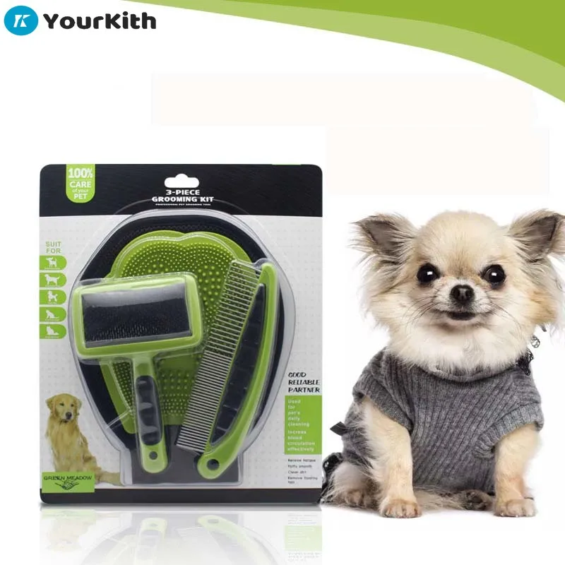 YourKith Dog Grooming Comb Brush Set Cat Grooming Glove Pet Hair Grooming Tool Set For Short Long Hair Dogs Cats
YourKith Dog Grooming Comb Brush Set Cat Grooming Glove Pet Hair Grooming Tool Set For Short Long Hair Dogs Cats