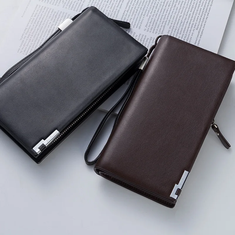 New men's long wallet multifunctional business casual buckle zipper clutch large capacity clutch
New men's long wallet multifunctional business casual buckle zipper clutch large capacity clutch