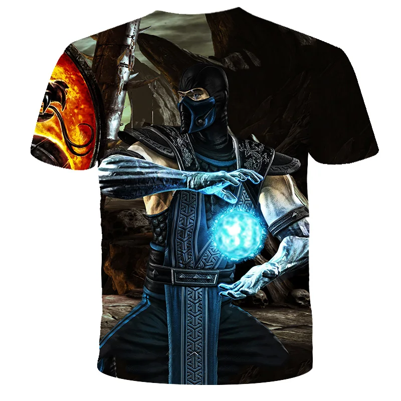 2021 new summer Mortal Kombat 3D printing children's boy T-shirt fashion casual short-sleeved street cool T-shirt top
2021 new summer Mortal Kombat 3D printing children's boy T-shirt fashion casual short-sleeved street cool T-shirt top
