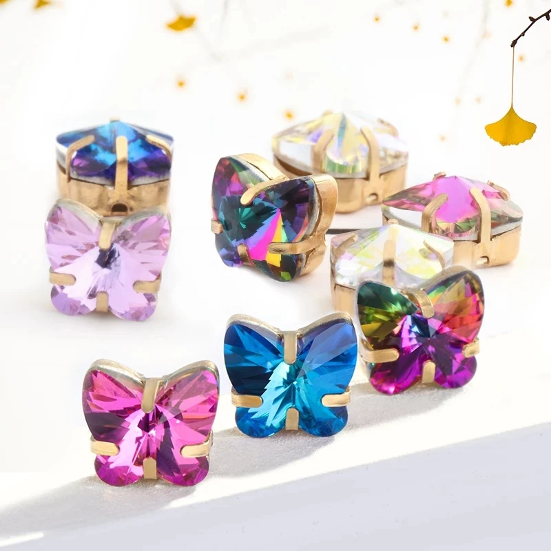 XiChuan Butterfly Rhinestone K9 Glass With Claw Crystal Sew On Rhinestone Gem Strass DIY Clothing Accessories Jewelry Making
XiChuan Butterfly Rhinestone K9 Glass With Claw Crystal Sew On Rhinestone Gem Strass DIY Clothing Accessories Jewelry Making