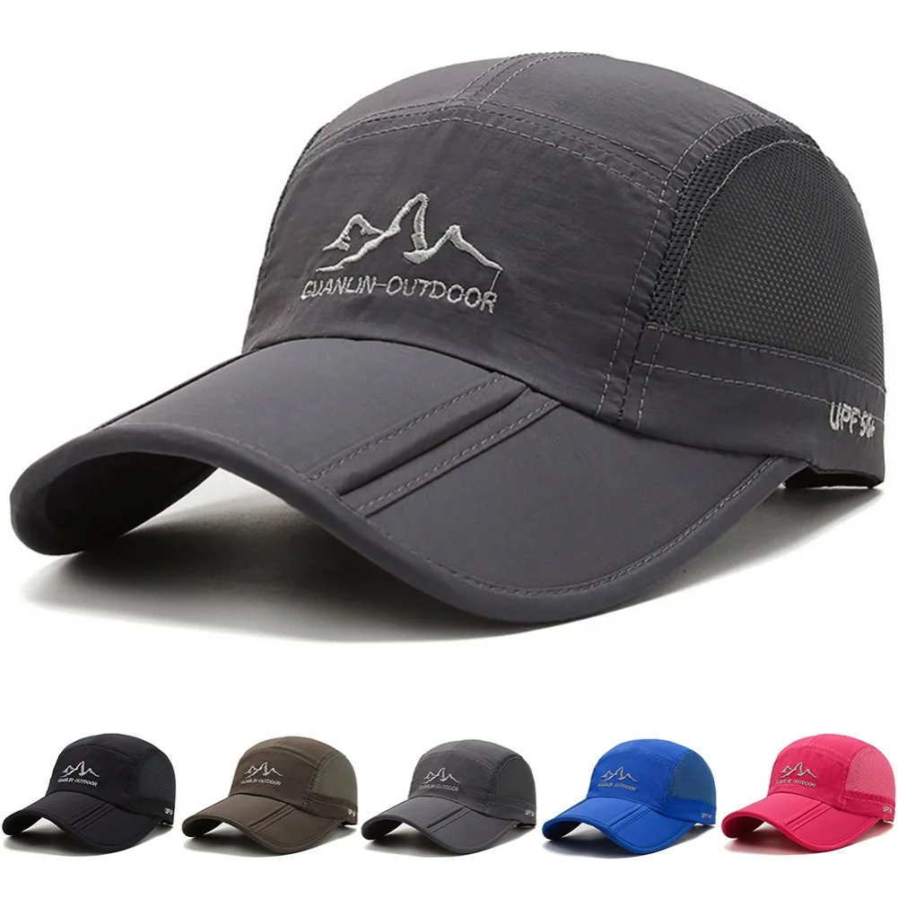 Men's Baseball Cap Quick Drying Fabric Folding Sun Hat Outdoor Sports Tennis Caps Sunshade Breathable Mesh Hats
Men's Baseball Cap Quick Drying Fabric Folding Sun Hat Outdoor Sports Tennis Caps Sunshade Breathable Mesh Hats