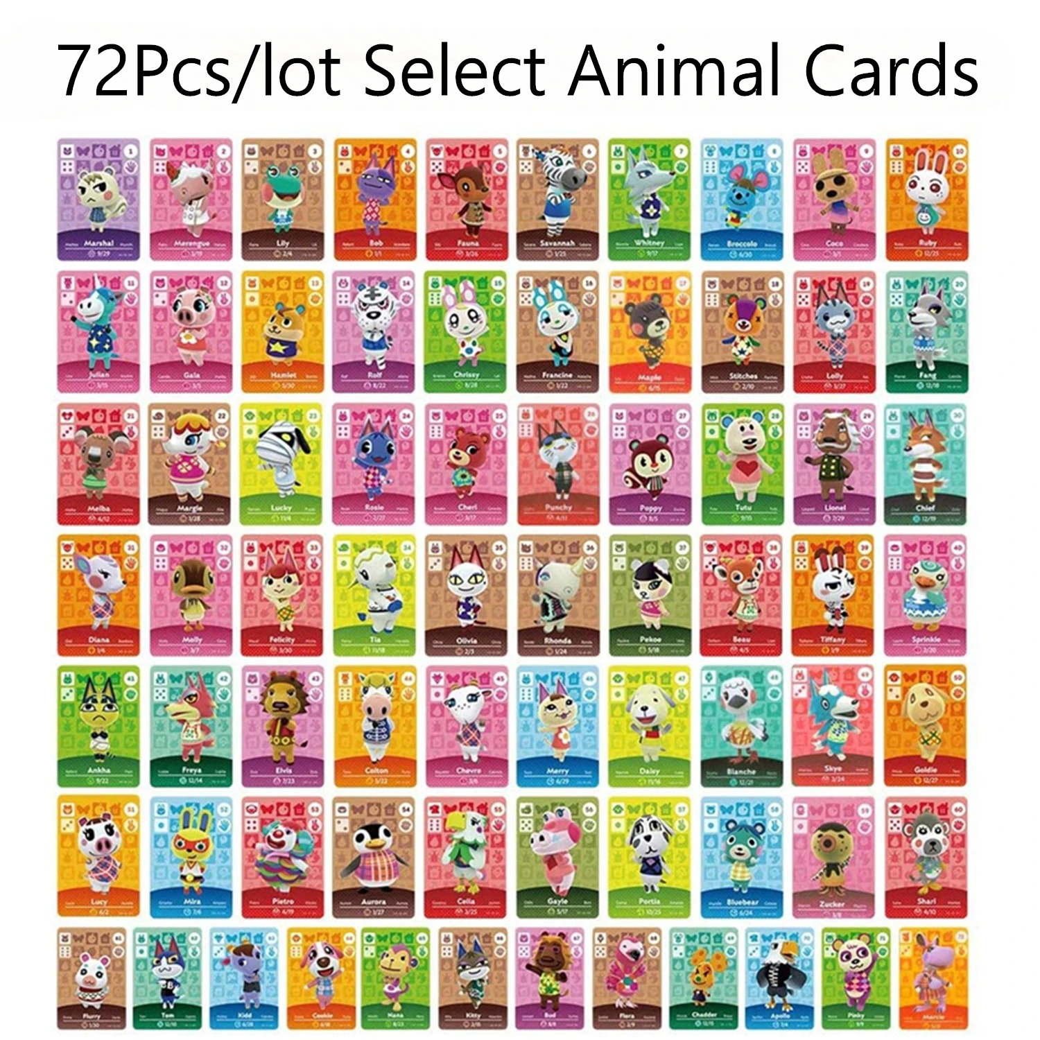 Горячая Распродажа Select 72 шт./компл. карта с животными Amxxbo Mini NFC Tag Ntag215 Game Amiiboo Card
Горячая Распродажа Select 72 шт./компл. карта с животными Amxxbo Mini NFC Tag Ntag215 Game Amiiboo Card