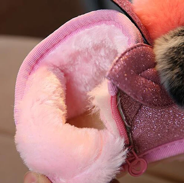 Little Girls Boots Bunny Pom Poms Glitter Ankle Boot Faux Fur Pink Red Black Animal Boots 2019 New Warm Snow Boots SandQ Baby
Little Girls Boots Bunny Pom Poms Glitter Ankle Boot Faux Fur Pink Red Black Animal Boots 2019 New Warm Snow Boots SandQ Baby