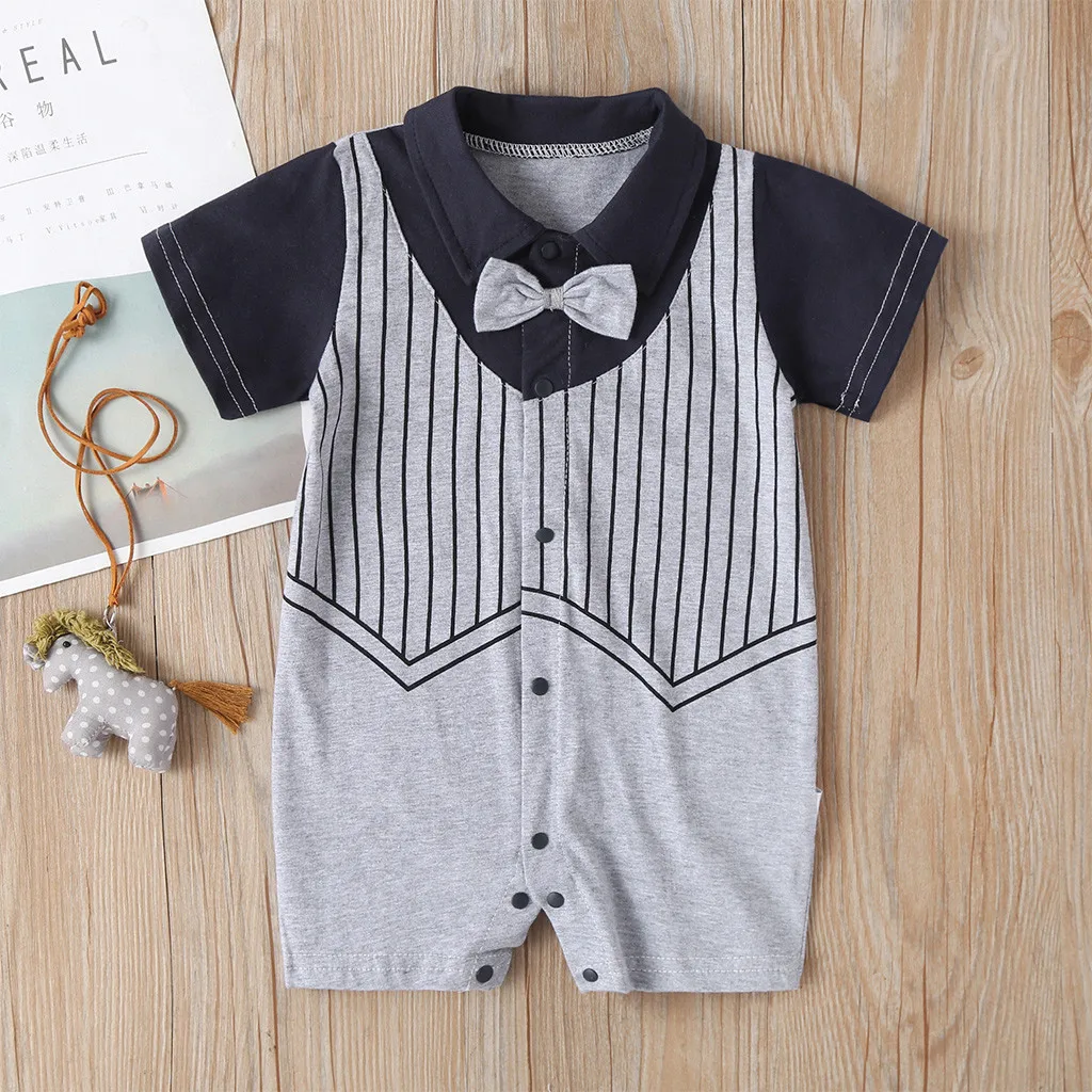TELOTUNY baby clothes Newborn Infant Baby Boy Gentleman Suit Striped Print Romper Clothes Outfits baby romper summer 20
TELOTUNY baby clothes Newborn Infant Baby Boy Gentleman Suit Striped Print Romper Clothes Outfits baby romper summer 20