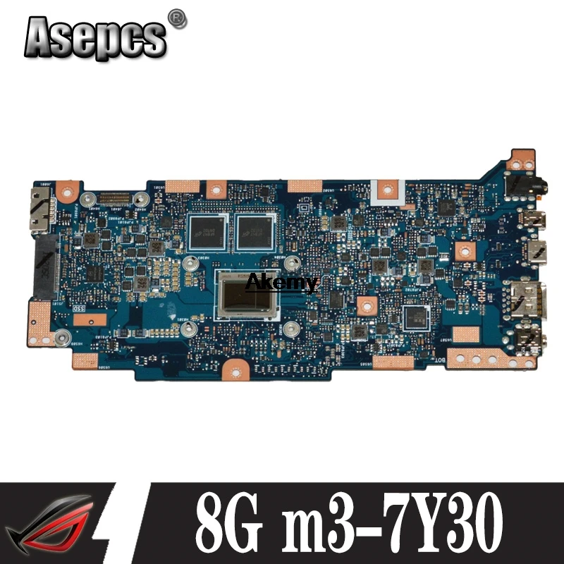 Akemy UX360CA материнская плата для ноутбука For Asus U360C UX360 UX360C Тесты работы 100% M3 7Y30 8