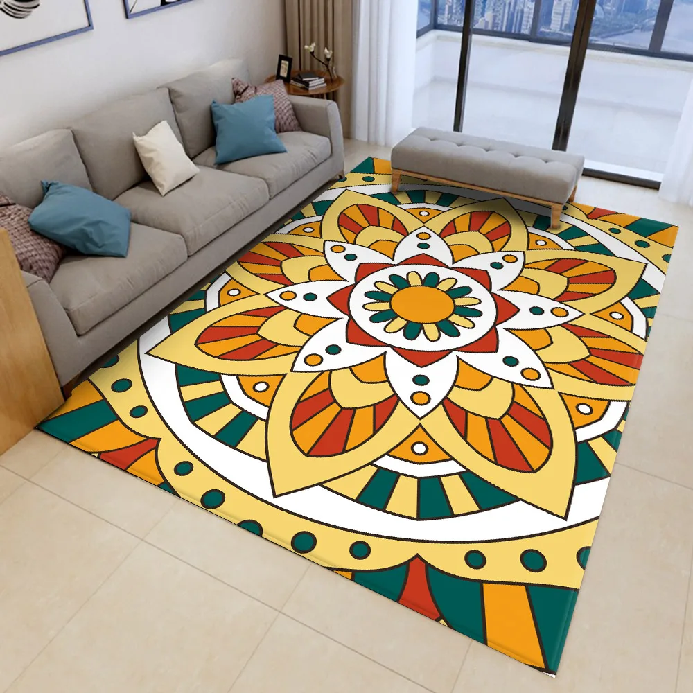 Retro Ethnic Style Printed Round Carpet Soft Carpets For Living Room Mandala Flower Anti-slip Rug Floor Mat Bedroom Decor Carpet
Retro Ethnic Style Printed Round Carpet Soft Carpets For Living Room Mandala Flower Anti-slip Rug Floor Mat Bedroom Decor Carpet