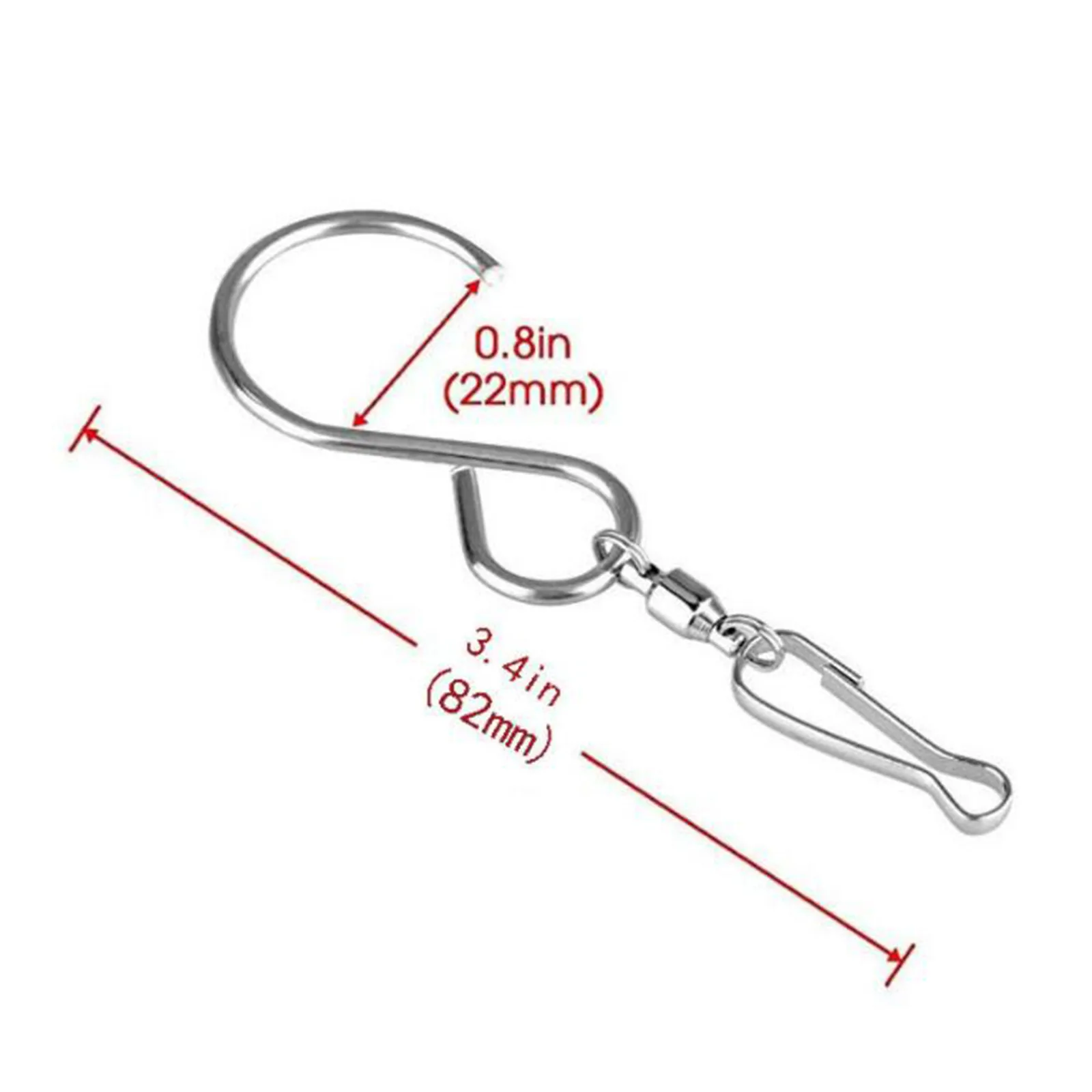Metal Wind Hook Wind Bell Hook Stainless Steel Free Rotating Bearing Small Hook Multi-purpose Hooks Accessories For Pendants
Metal Wind Hook Wind Bell Hook Stainless Steel Free Rotating Bearing Small Hook Multi-purpose Hooks Accessories For Pendants