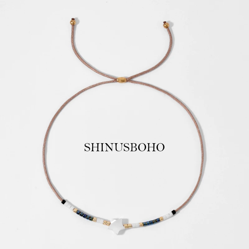 Thin Natural Pearl Bracelet Miyuki Beads Handmade Star Glass Stone Bracelets For Women Boho Adjustable Rope Lady Jewelry
Thin Natural Pearl Bracelet Miyuki Beads Handmade Star Glass Stone Bracelets For Women Boho Adjustable Rope Lady Jewelry