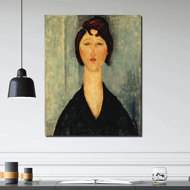 Portrait Of a Young Woman Amedeo Modigliani Canvas Painting Print Living Room Home Decor Modern Wall Art Oil Painting Poster
Portrait Of a Young Woman Amedeo Modigliani Canvas Painting Print Living Room Home Decor Modern Wall Art Oil Painting Poster