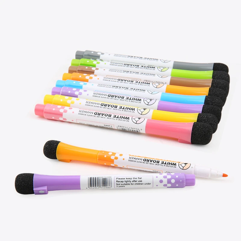 Whiteboard Blackboard Pen Marker Dry Erase Markers Can Absorb Cartoon Erasable Pen Children's Graffiti Pen 
Whiteboard Blackboard Pen Marker Dry Erase Markers Can Absorb Cartoon Erasable Pen Children's Graffiti Pen