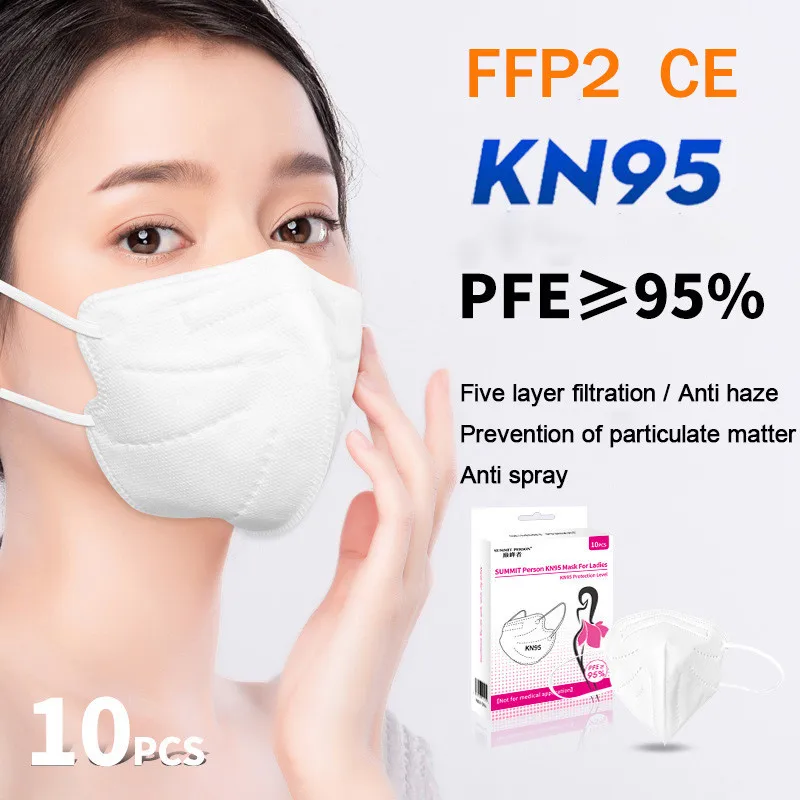 Adult KN95 Mouth Mask 5ply Filter Anti-dust with MeltBlown Fabric Face Masks Breathable FFP2 Disposable Protective Mascarillas
Adult KN95 Mouth Mask 5ply Filter Anti-dust with MeltBlown Fabric Face Masks Breathable FFP2 Disposable Protective Mascarillas