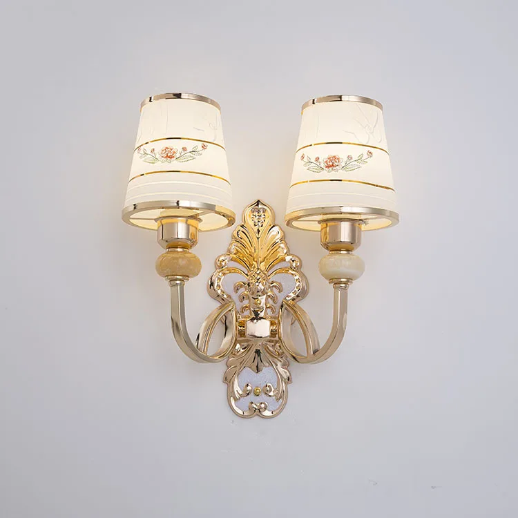 European Gold Bedside Lamp Wall Lamp Bedroom Room Crystal Living Room Television Background Wall Lamp Restaurant Aisle Wall Lamp
European Gold Bedside Lamp Wall Lamp Bedroom Room Crystal Living Room Television Background Wall Lamp Restaurant Aisle Wall Lamp