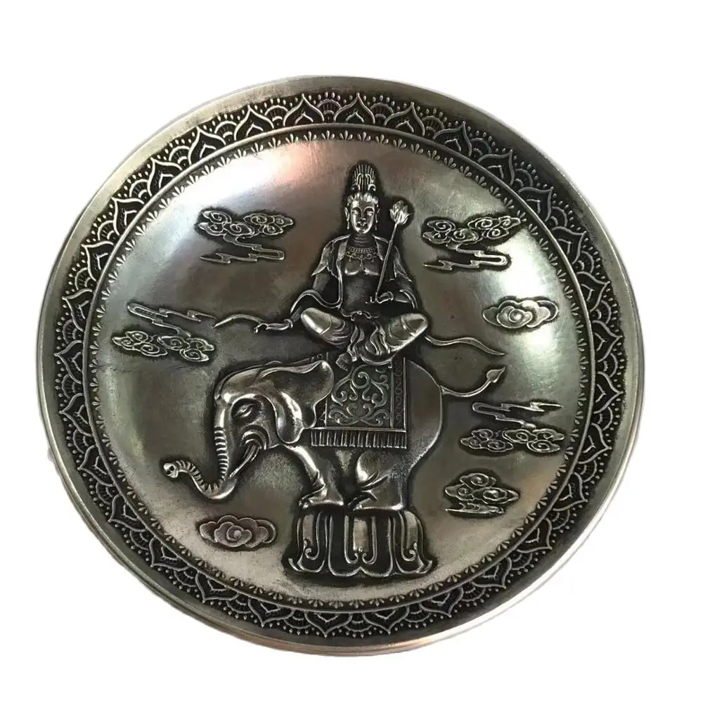 China Family patron saint Samantabhadra Bodhisattva statue house disc, dish plate,metal decoration home decor
China Family patron saint Samantabhadra Bodhisattva statue house disc, dish plate,metal decoration home decor