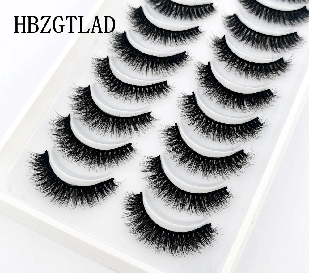 New 10 Pairs 3D Mink False Eyelashes Cilios Natural Long Wispy Eye Lashes Stage Makeup Short Fake eyeLashes Beauty Extension
New 10 Pairs 3D Mink False Eyelashes Cilios Natural Long Wispy Eye Lashes Stage Makeup Short Fake eyeLashes Beauty Extension