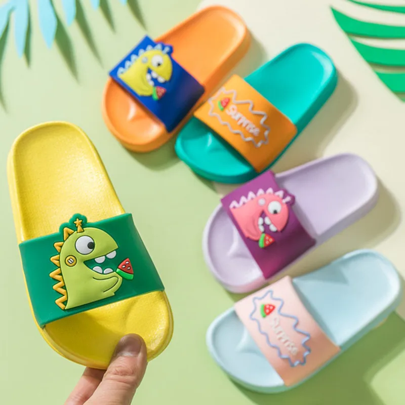 2021 Summer Kids Slippers for Boys Girls Cartoon Dinosaur Indoor Outdoor Beach Children Baby Slides Shoes Flip Flops Wholesale
2021 Summer Kids Slippers for Boys Girls Cartoon Dinosaur Indoor Outdoor Beach Children Baby Slides Shoes Flip Flops Wholesale