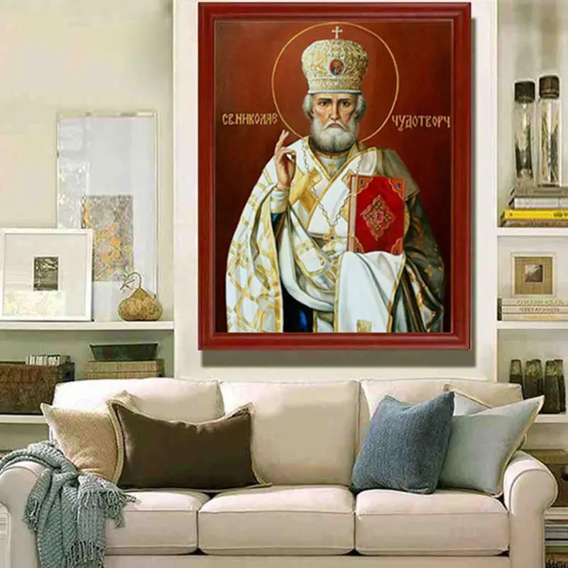 5D Round Diamond Painting Cross Stitch Kit Diamond Embroidery Religion Icons Home Decoration Mosaic Craft 30x40cm M56
5D Round Diamond Painting Cross Stitch Kit Diamond Embroidery Religion Icons Home Decoration Mosaic Craft 30x40cm M56