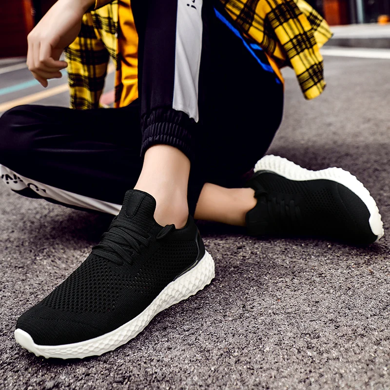 Men 39 S Sneakers Black Sneakers Leisure Shoes Men's Sneaker Solid White Fashion Knitting Casual Men Man Shoe Sport
Men 39 S Sneakers Black Sneakers Leisure Shoes Men's Sneaker Solid White Fashion Knitting Casual Men Man Shoe Sport