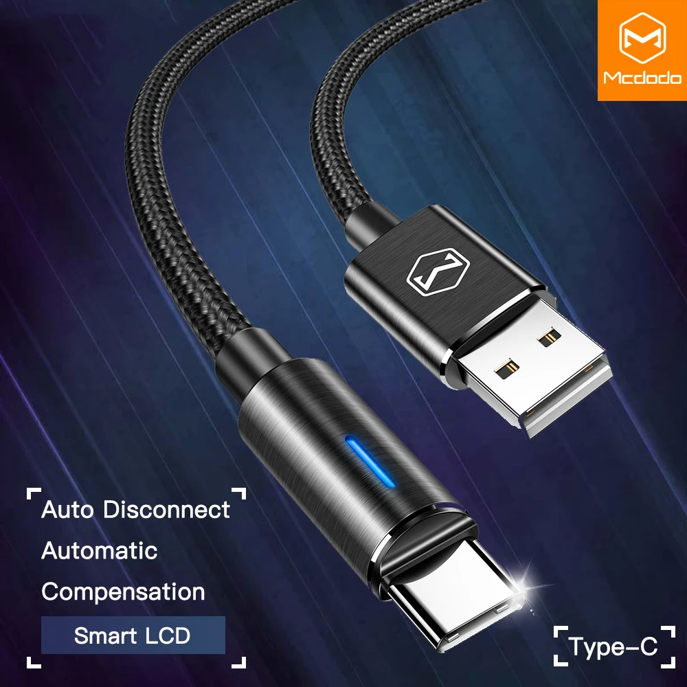 10 шт./лот Mcdodo USB C 2A кабель для быстрой зарядки Type QC3.0 шнур передачи данных зарядное