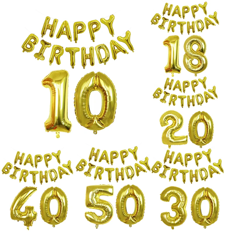 1set 16inch Gold Number Letter Balloons Birthday Party Balloons 18 20 30 40 50 60th Adult baby shower Birthday Party Decoration
1set 16inch Gold Number Letter Balloons Birthday Party Balloons 18 20 30 40 50 60th Adult baby shower Birthday Party Decoration