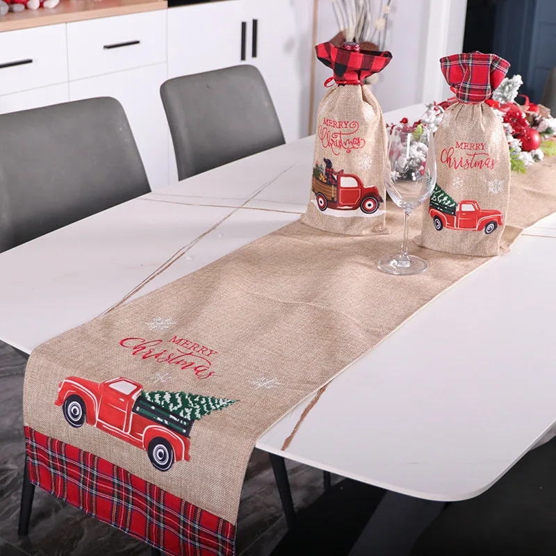 Christmas Table Runner Burlap Printed Car Merry Christmas Table Runner Truck Tree Linen Long Tea Flag For Party Table Decoration
Christmas Table Runner Burlap Printed Car Merry Christmas Table Runner Truck Tree Linen Long Tea Flag For Party Table Decoration