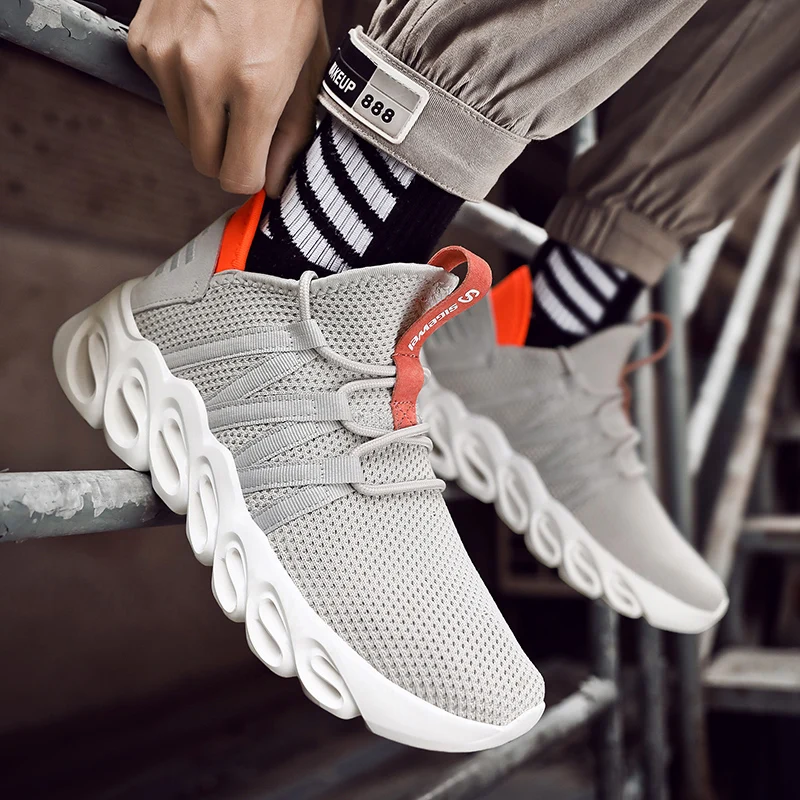 Fashion Shoes Men Rubber-Plastic Sole Comfortable High Elasticity Flying Woven Casual Male Sneakers Soft Non-Slip Homme Trainers
Fashion Shoes Men Rubber-Plastic Sole Comfortable High Elasticity Flying Woven Casual Male Sneakers Soft Non-Slip Homme Trainers