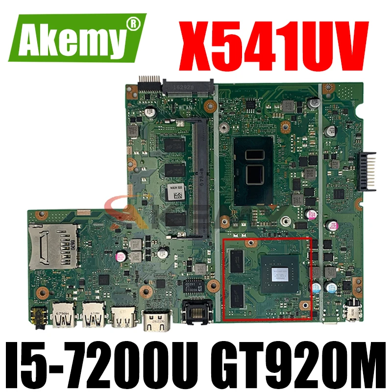 Akemy X541UV материнская плата для ноутбука ASUS VivoBook A541UV X541U оригинальная материнская плата 4GB-RAM I5-7200U GT920M (контактный интерфейс)
Akemy X541UV материнская плата для ноутбука ASUS VivoBook A541UV X541U оригинальная материнская плата 4GB-RAM I5-7200U GT920M (контактный интерфейс)