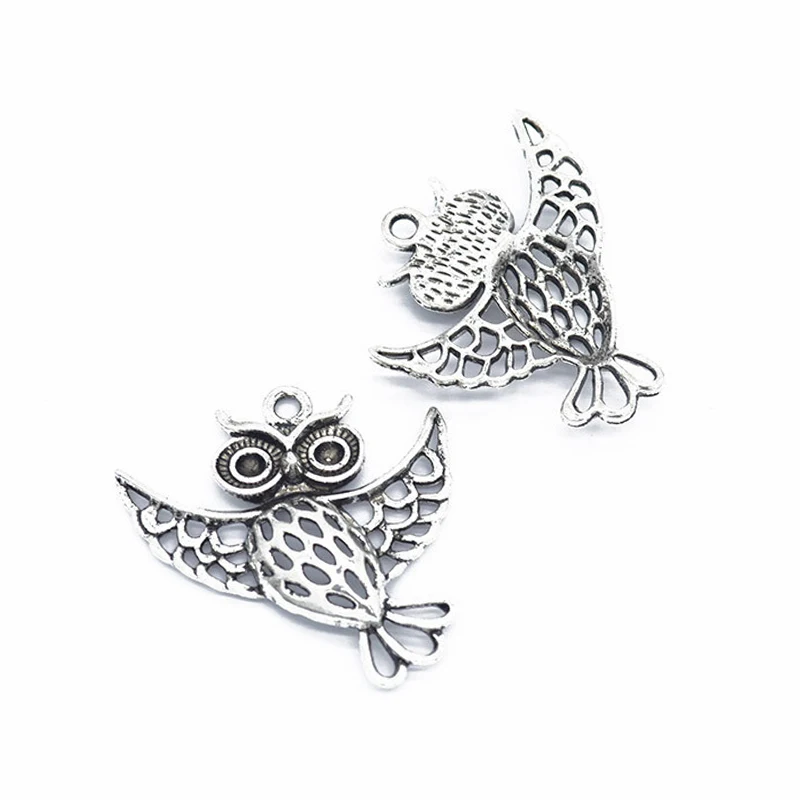 5-100pcs/lot - Antique Silver Bronze Brass Gold Plated Owl Charms Owls Pendant Charm
5-100pcs/lot - Antique Silver Bronze Brass Gold Plated Owl Charms Owls Pendant Charm