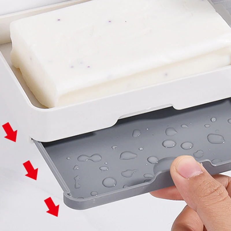 New Version Self-Adhesive Soap Dish Holder for Shower and Kitchen Wall Mounted Rotatable Soap Holder , Three Layers
New Version Self-Adhesive Soap Dish Holder for Shower and Kitchen Wall Mounted Rotatable Soap Holder , Three Layers