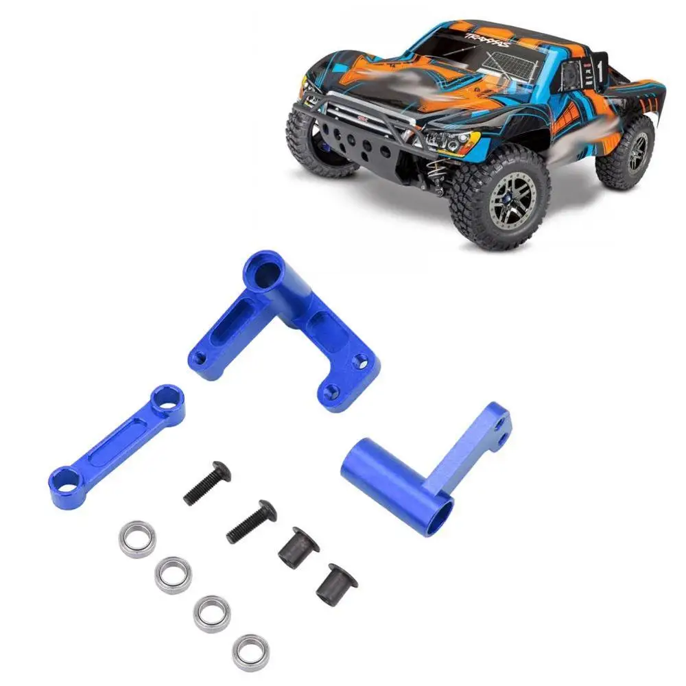 RC Aluminium Alloy Steering Kit for Traxxas Bandit / Rustler / Slash 2WD 
RC Aluminium Alloy Steering Kit for Traxxas Bandit / Rustler / Slash 2WD