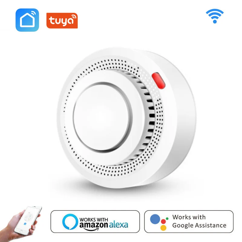 Tuya WiFi Smoke Alarm Fire Protection Smoke Detector Smokehouse Combination Fire Alarm Home Security System Firefighters
Tuya WiFi Smoke Alarm Fire Protection Smoke Detector Smokehouse Combination Fire Alarm Home Security System Firefighters