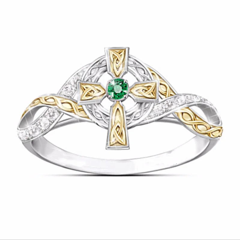Creative fashion boutique women's light luxury cross micro-inlaid zircon ring necklace and God with God set wholesale
Creative fashion boutique women's light luxury cross micro-inlaid zircon ring necklace and God with God set wholesale