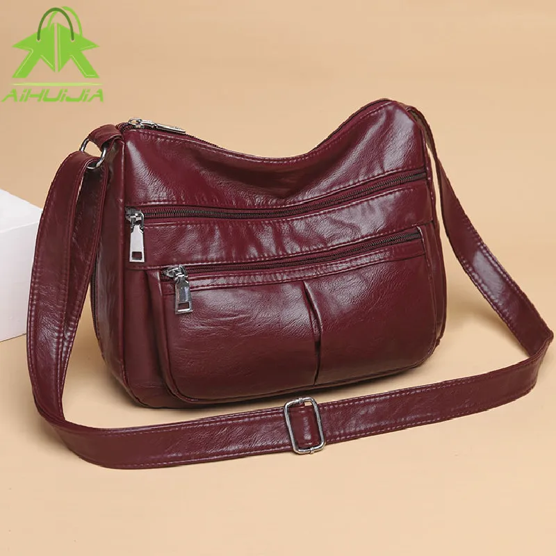 Luxury Designer Female Handbag High Quality Soft Pu Leather Shoulder Bags for Women 2021 New Multi-layer Classic Crossbody Bag
Luxury Designer Female Handbag High Quality Soft Pu Leather Shoulder Bags for Women 2021 New Multi-layer Classic Crossbody Bag
