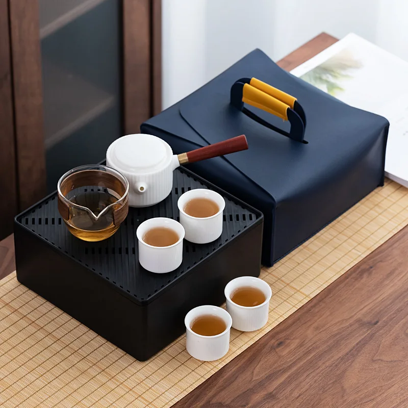 4--7 pieces/set Travel tea set portable bag teapot teacup set Kung Fu tea set tea pot and cup set ceramic tea set
4--7 pieces/set Travel tea set portable bag teapot teacup set Kung Fu tea set tea pot and cup set ceramic tea set