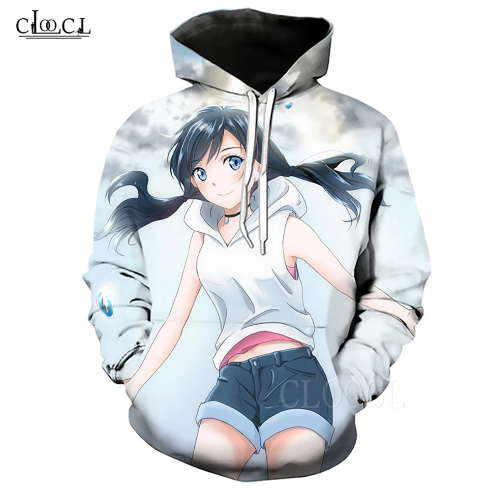 CLOOCL Men Hoodies Japanese Cartoon Anime Weathering with You 3D Print Hoode Sweatshirt for Women Men Hoody Fashion Pullover
CLOOCL Men Hoodies Japanese Cartoon Anime Weathering with You 3D Print Hoode Sweatshirt for Women Men Hoody Fashion Pullover