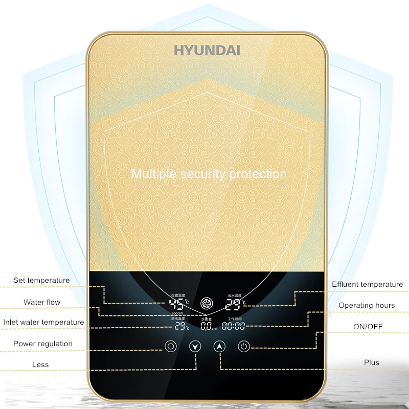 Instant Electric Water Heater Home Intelligent Constant Temperature and Rapid Heating Small Shower Bath Machine
Instant Electric Water Heater Home Intelligent Constant Temperature and Rapid Heating Small Shower Bath Machine