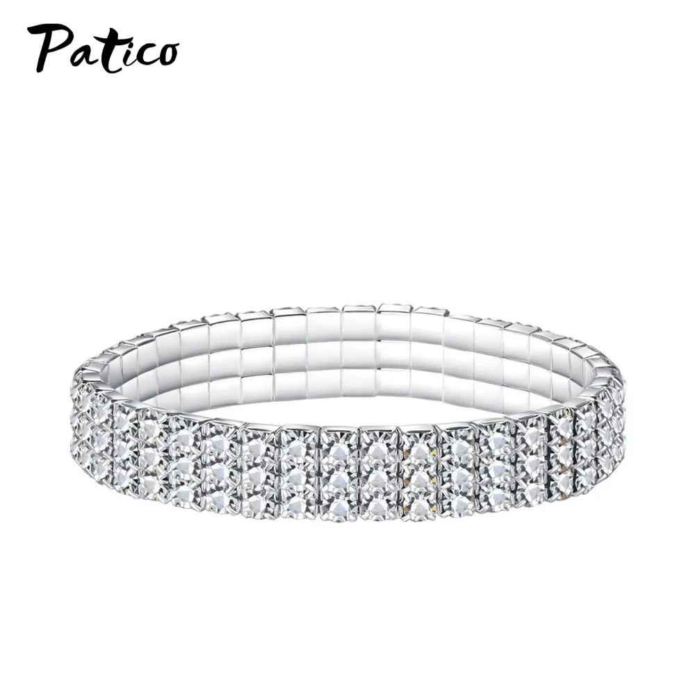 Boutique Bridal Jewelry Women Korean Trend Stretch Rhinestone Bracelets Hand Row 1 2 3 4 5 6 7 8 9 10 11 12 Friendship Bracelet
Boutique Bridal Jewelry Women Korean Trend Stretch Rhinestone Bracelets Hand Row 1 2 3 4 5 6 7 8 9 10 11 12 Friendship Bracelet
