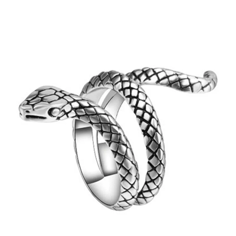 Ring For Women Girls Snake Fashion Men Jewelry Vintage Ancient Silver Color Punk Gothic Adjustable Rings Creative Snake Ring
Ring For Women Girls Snake Fashion Men Jewelry Vintage Ancient Silver Color Punk Gothic Adjustable Rings Creative Snake Ring