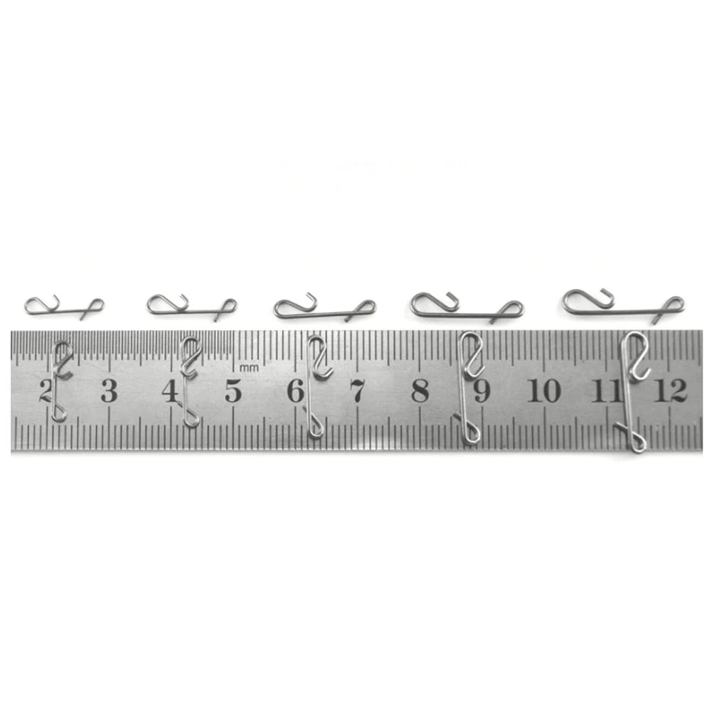100pcs Fishing Snap Fast Clips Fishing No Knot Snap for Saltwater Freshwater Stainless Steel Swivels Snap Fishing Connector
100pcs Fishing Snap Fast Clips Fishing No Knot Snap for Saltwater Freshwater Stainless Steel Swivels Snap Fishing Connector